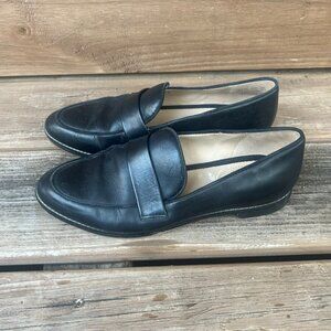 franco sarto loafers womens black 7.5